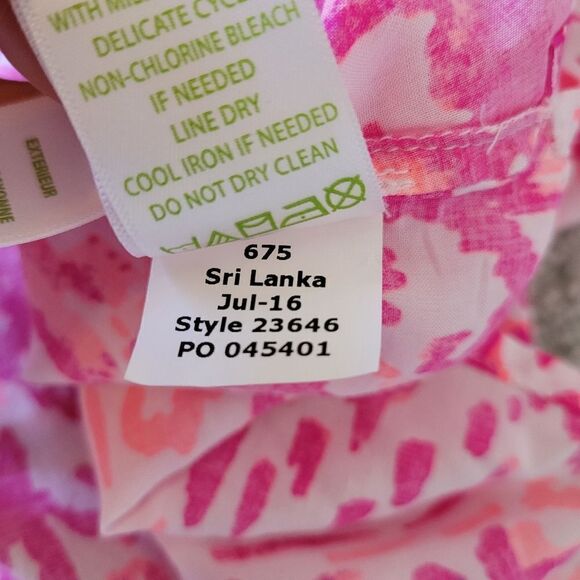 Lilly Pulitzer Willa top Sz M - Picture 7 of 8